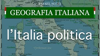 AS REGIÕES DA ITÁLIA  Le regioni italiane  Divisão política da Itália  Geografia italiana 1 [upl. by Losse]