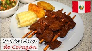 CÓMO PREPARAR ANTICUCHOS DE CORAZÓN 🇵🇪 Comida Peruana  Hechos en Casa [upl. by Scottie]