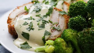 Crispy Creamy Chicken Cordon Bleu [upl. by Rozek765]