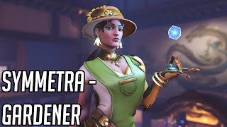 Symmetra quotGardenerquot Skin Showcase  Overwatch 2 [upl. by Airdni340]