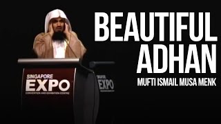 Beautiful Adhan Call to Prayer  Mufti Menk ᴴᴰ [upl. by Ahserb147]