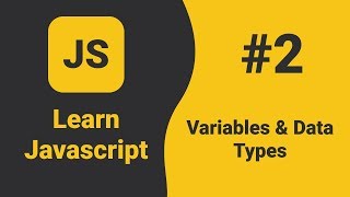 Javascript Variables amp Data Types  Javascript Tutorial For Beginners [upl. by Funda206]