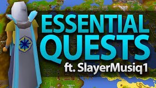 Essential Quests in OSRS ft SlayerMusiq1 [upl. by Rush802]