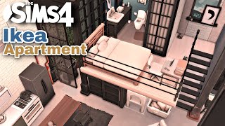 Ikea Inspired Apartment  910 Medina Studios  No cc  The sims 4  Stop motion Speed build [upl. by Anibla583]