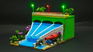 Hydroelectric Dam Working Model [upl. by Eseekram]