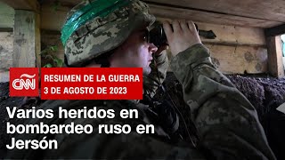 Resumen de la guerra de Rusia en Ucrania 3 de agosto de 2023 [upl. by Cavanagh]