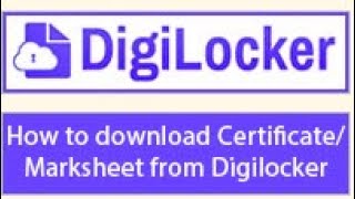 How to download Certificate Mark sheet from Digilocker of PSEB [upl. by Nnaeinahpets10]