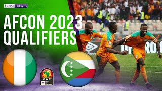 Ivory Coast vs Comoros  AFCON 2023 QUALIFIERS HIGHLIGHTS  03242023  beIN SPORTS USA [upl. by Yllut965]