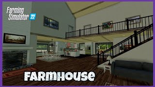 FARMHOUSE  NEW FS22 MODS FARMING SIMULATOR 22 [upl. by Ravid]