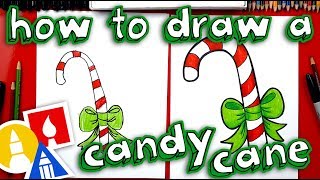 How To Draw A Candy Cane [upl. by Anires]