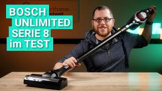 Bosch Unlimited Serie 8 im Test  Der beste AkkuStaubsauger für Teppich [upl. by Uni190]