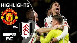 🚨 PENALTY SHOOTOUT 🚨 Manchester United vs Fulham  FA Cup Highlights  ESPN FC [upl. by Guilbert700]