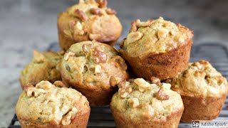 Easy Banana Nut Muffins [upl. by Aihsena]