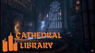 Cathedral Library 🕯📜  ASMR Ambience [upl. by Adehsar]