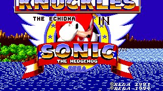 Knuckles the Echidna in Sonic the Hedgehog  Walkthrough [upl. by Fornof]