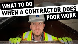 What To Do When a Contractor Does Poor Work [upl. by Einwat]