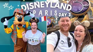 DISNEYLAND PARIS 🏰✨ DAY 3 • characters food amp wine festival Eurostar travel amp mini haul vlog 🇫🇷 [upl. by Deadman]