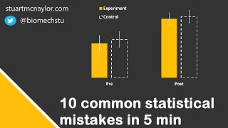 Ten Statistical Mistakes in 5 Min [upl. by Amairam638]