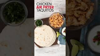 Air Fryer Chicken Taquitos Recipe  Mission Foods [upl. by Ahsemrak]