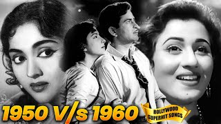 1950 Vs 1960 Super Hit HD Songs  VOL  1 Top Vintage Video Songs  Popular Hindi Songs [upl. by Notnilc]