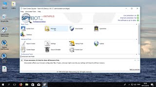 Using Spybots File Scan [upl. by Auqkinahs935]