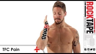 RockTape  Kinesiology Tape Instruction  TFC Pain [upl. by Ahsenom]