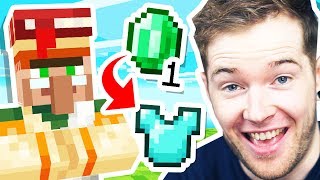 CHEAPEST VILLAGER TRADES in Minecraft Hardcore [upl. by Siroved487]