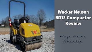 Wacker Neuson RD12 Compactor Review [upl. by Merta259]