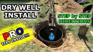 Install a Dry Well  How To [upl. by Lanctot]