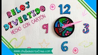 Reloj Fácil y Divertido ⏰ Chuladas Creativas Clock DIY Romero Brito [upl. by Rolecnahc45]