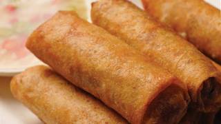 How to Make Lumpia Filipino Egg Rolls  itsJudysLife [upl. by Omixam]