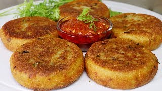 Aloo Tikki Recipe  Street Style Aloo Tikki  Kanaks Kitchen [upl. by Sleinad645]