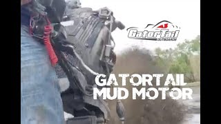 GatorTail mud motor doing work GTR Gator Tail surface drive  Best mud motor videos [upl. by Good942]