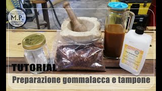 Tutorial  Preparazione gommalacca e del tampone [upl. by Shel936]