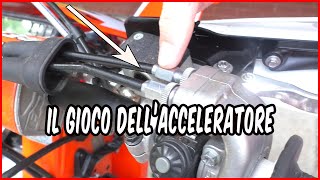 Come regolare il gioco dellacceleratore moto [upl. by Hgielrak497]