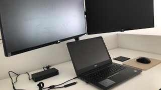 How to Setup 3 or more MonitorsScreens to a Laptop or PC Using Dell Dock D6000 Easiest Setup [upl. by Domel]