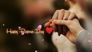 Happy Propose day 💓  Propose day status  8 February whatsapp status  proposeday [upl. by Anayet]