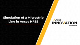 Simulation of a Microstrip Line in Ansys HFSS [upl. by Elkin871]