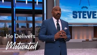 He Delivers  Motivated With Steve Harvey [upl. by Yuma298]