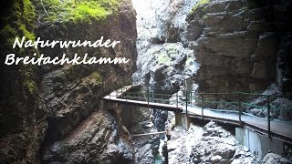 Breitachklamm Oberstdorf  einzigartiges Naturwunder Kleinwalsertal Allgäu [upl. by Rafaelle805]