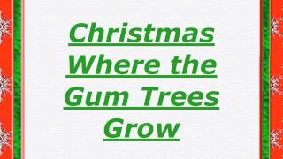 Christmas Where the Gum Trees Grow lyrics in G [upl. by Daniela860]