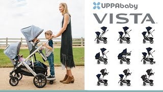 UPPAbaby Vista Pushchair amp Carrycot Store Demo  Direct2Mum [upl. by Amasa596]