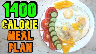 1400 Calorie Meal Plan [upl. by Aynotan]