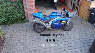 Triumph Daytona 955i NS Conversion Part 1 [upl. by Yentyrb]