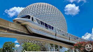 EPCOT Monorail 2021 Complete Ride Experience in 4K  Walt Disney World Transportation Florida 2021 [upl. by Schnur]