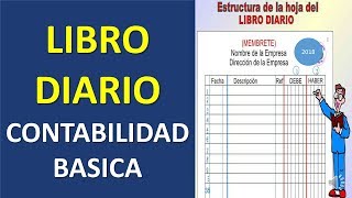 Contabilidad Basica El libro diario [upl. by Dlarrej391]