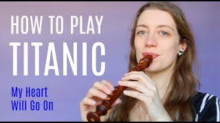 How to play TITANIC  Team Recorder [upl. by Lehcim]