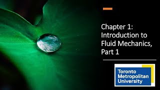 Introduction to Fluid Mechanics Part 1 [upl. by Aw]