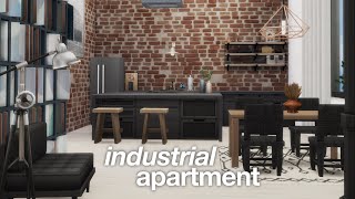 INDUSTRIAL APARTMENT  920 Medina  The Sims 4  Speedbuild [upl. by Yahiya]