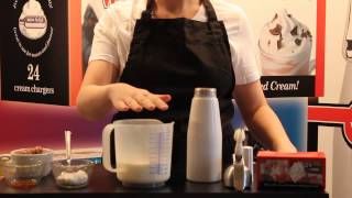 How to use a cream whipper [upl. by Moyna687]